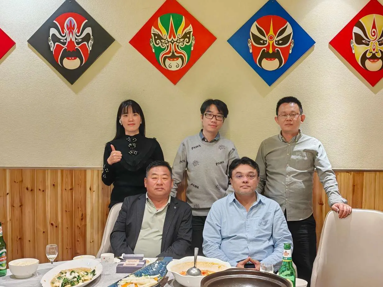 Nagy öröm volt üdvözölni indiai partnereinket a gyárban