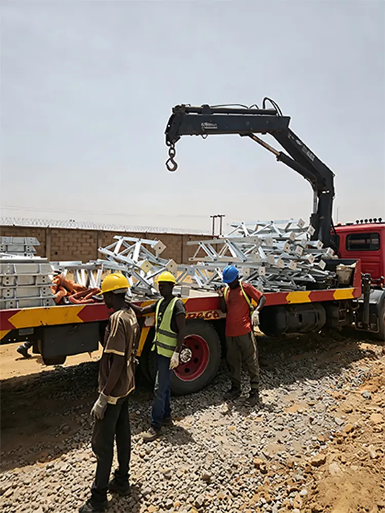 A nigériai Zaria 330kV alállomási projekt helyszíni előrehaladása