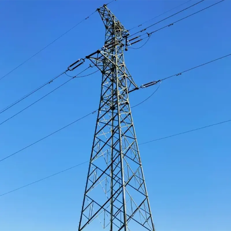 35KV-110KV sebességváltó acél vas torony