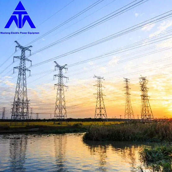 35KV 66KV elektromos zuhanásgátló szögletes acél torony