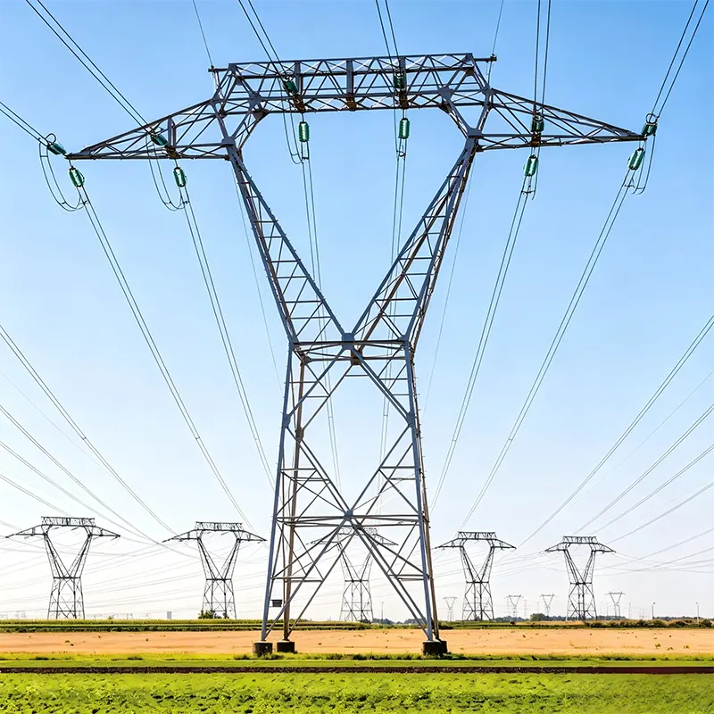 400 kV-os nagyfeszültségű távvezeték-torony