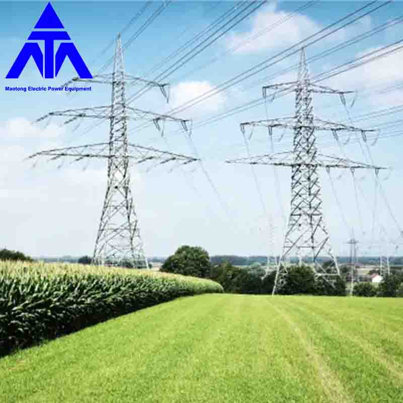 Rácsos elektromos sebességváltó acél torony 35KV - 750KV